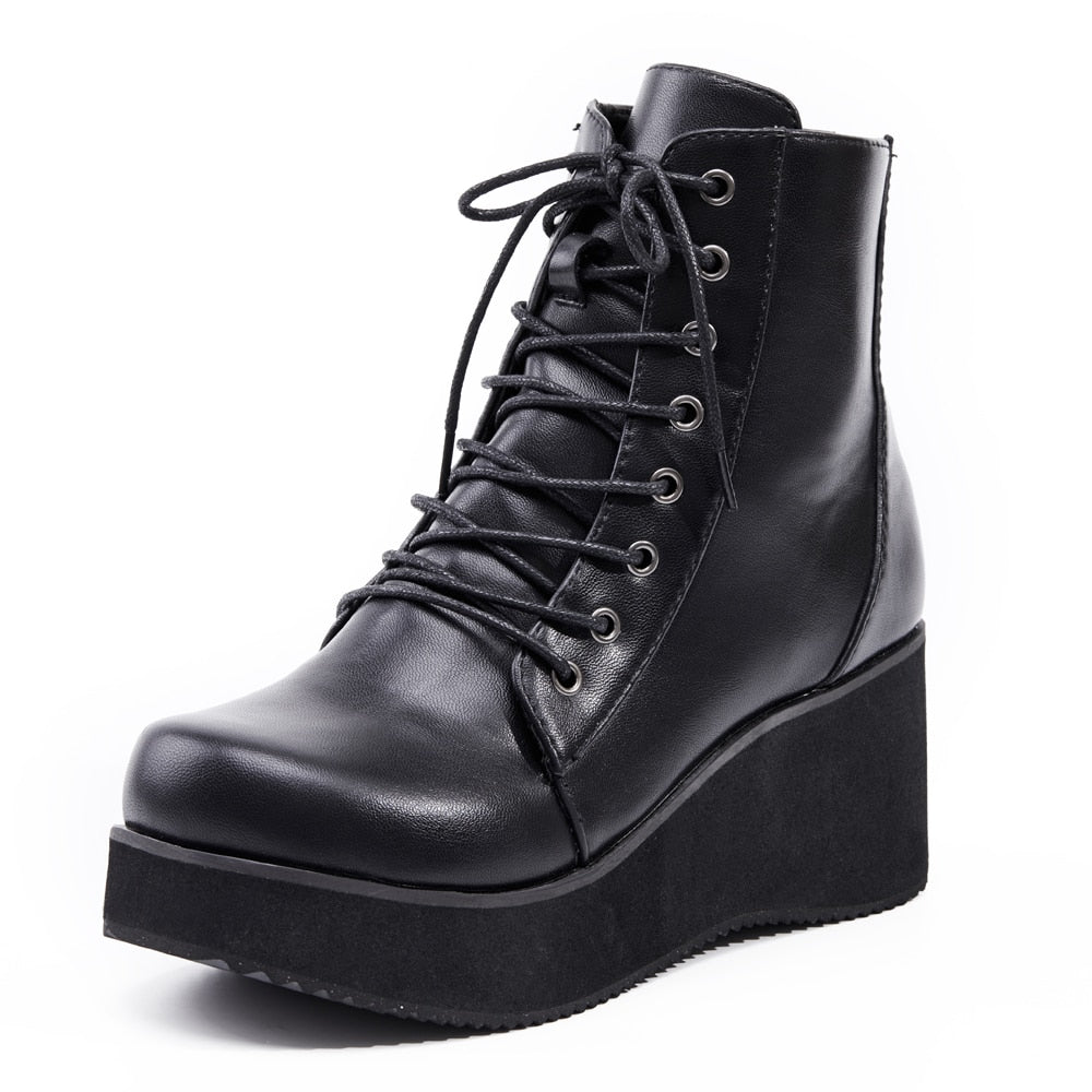 Wedge Booties
