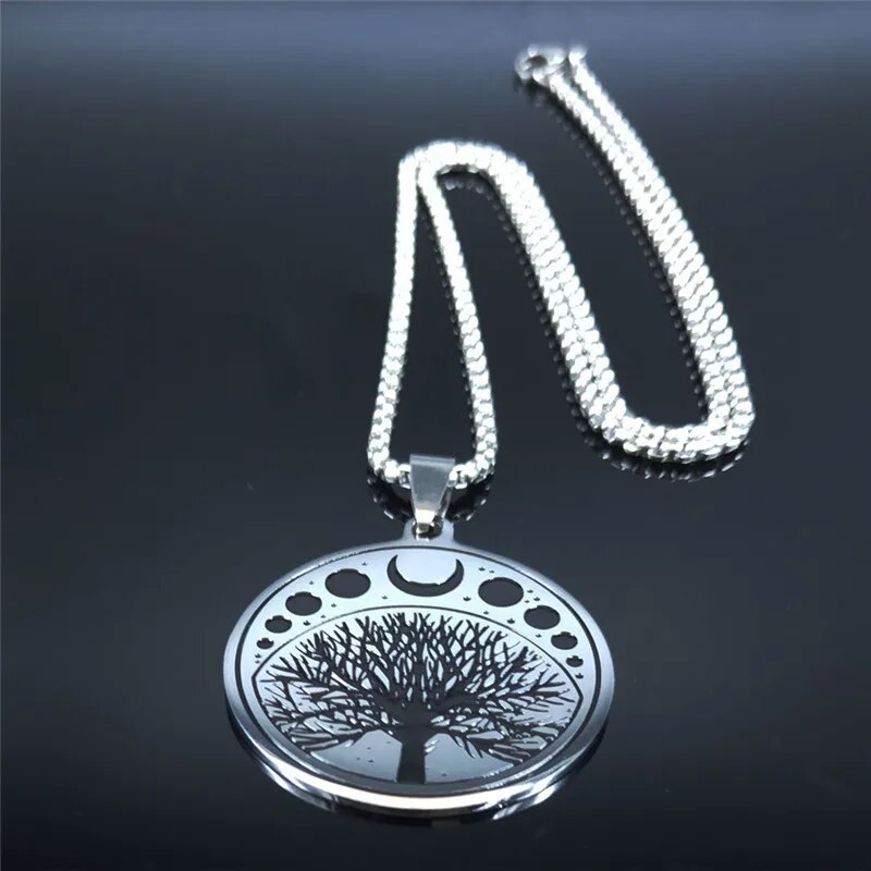 Cat & Moon Necklace