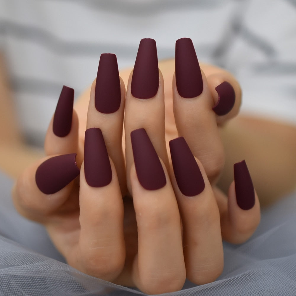 Matte Ballerina Press On Nails