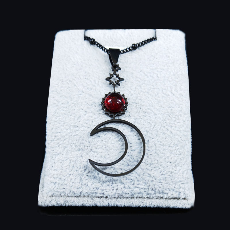 Black Moon Necklace