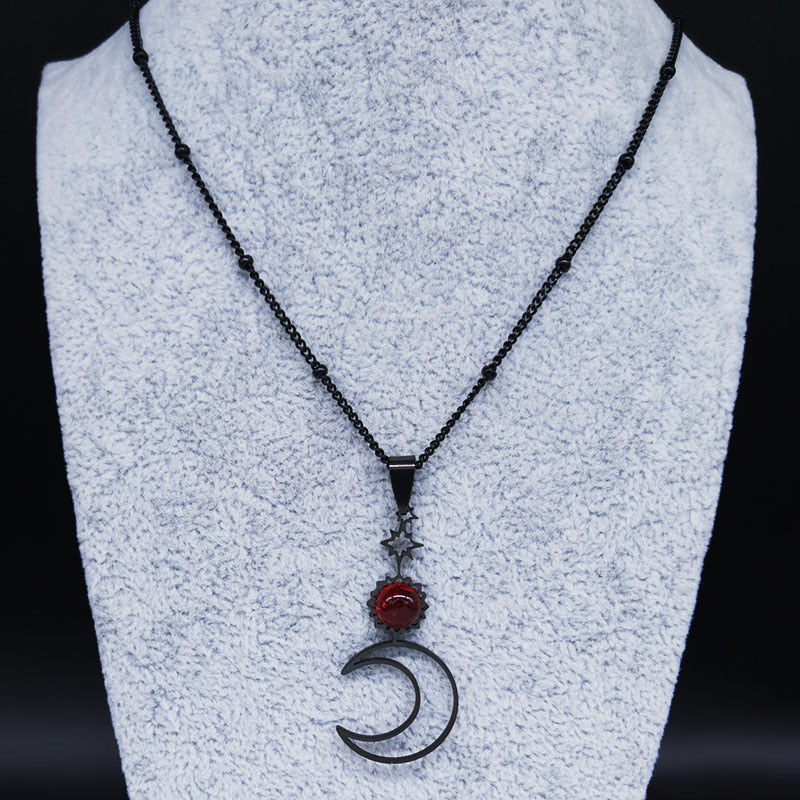 Black Moon Necklace