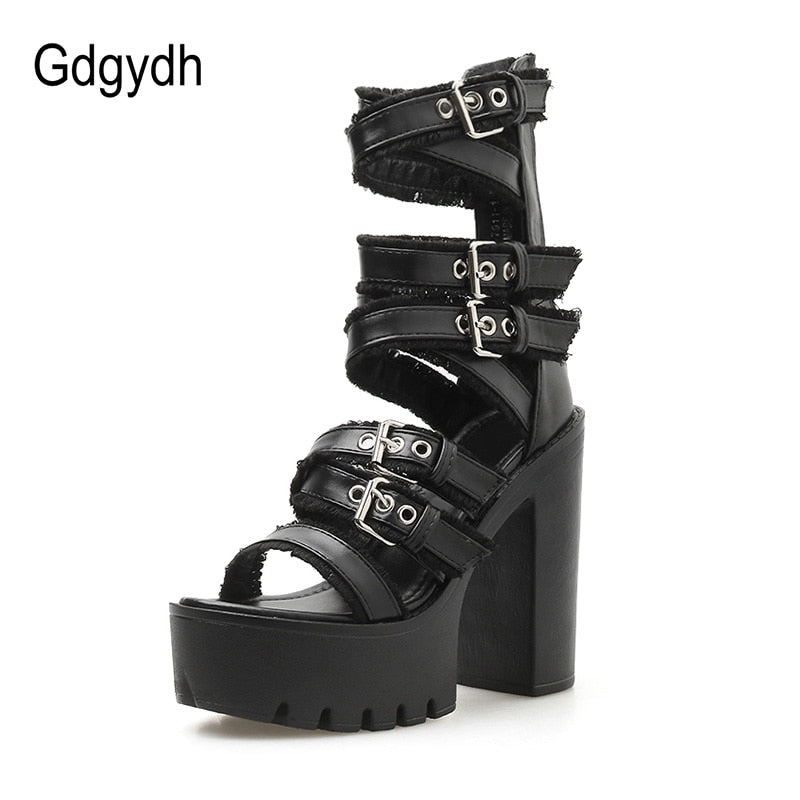Heeled Gladiator Sandals