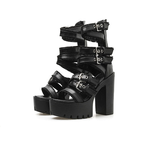 Heeled Gladiator Sandals