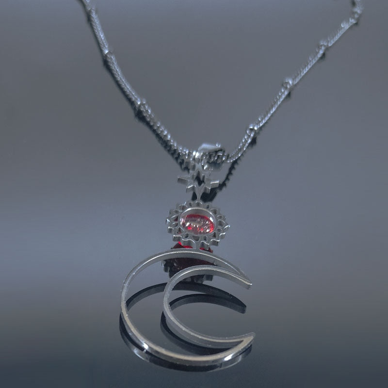 Black Moon Necklace