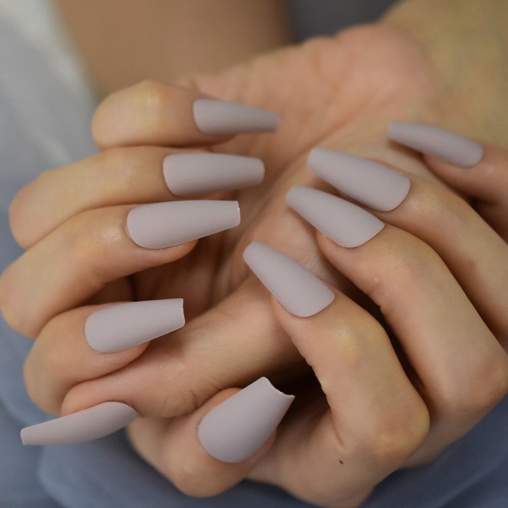 Matte Ballerina Press On Nails
