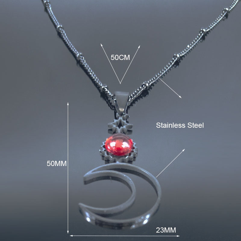 Black Moon Necklace