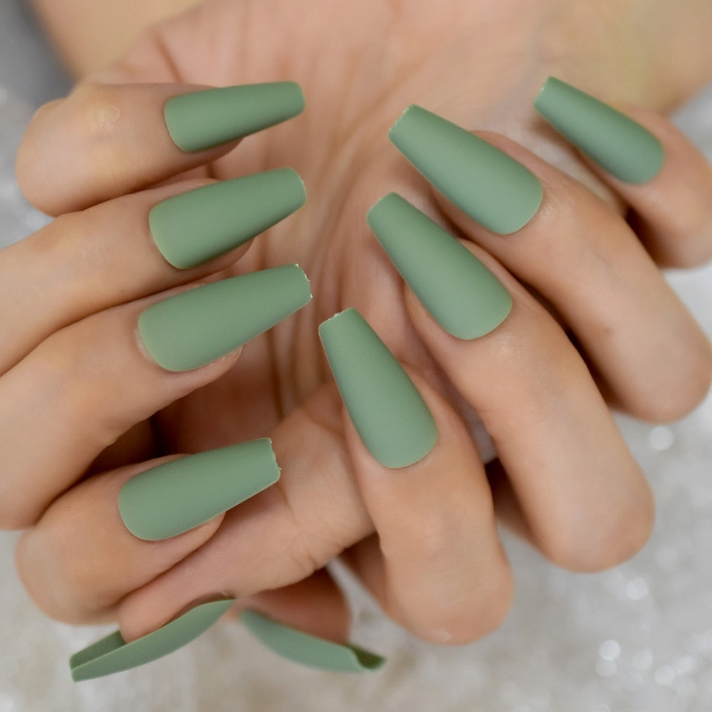 Matte Ballerina Press On Nails