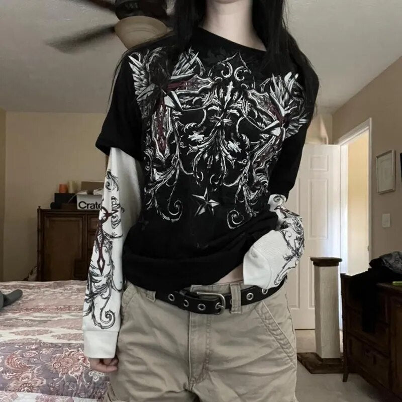 Y2K style tees