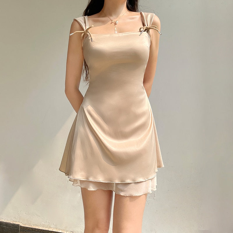 Cap Sleeve Mini Dress