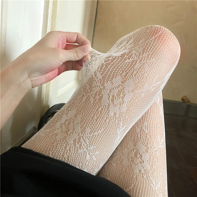 Floral Lace Tights
