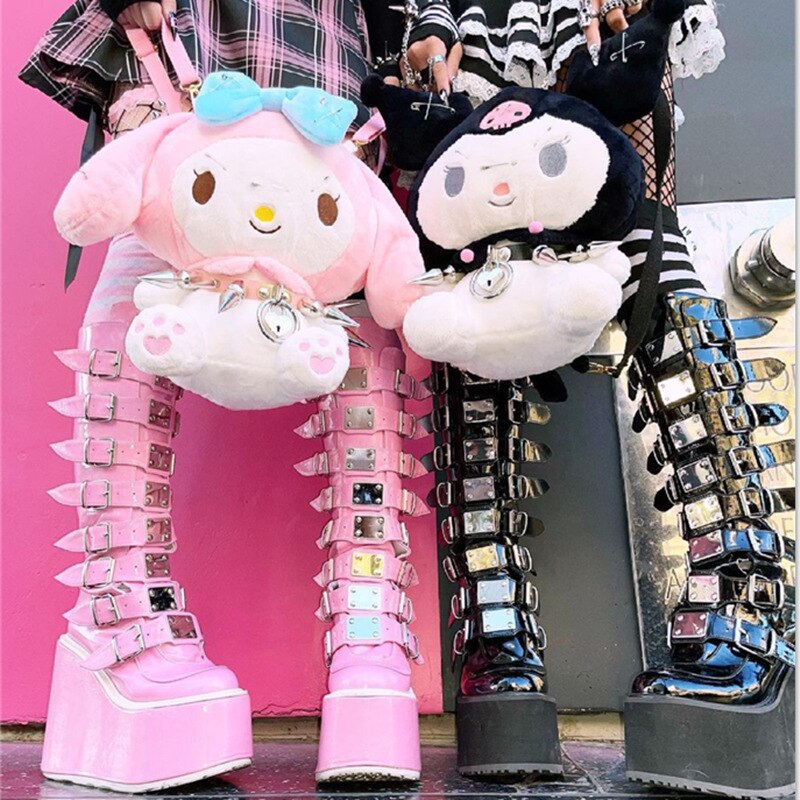 Knee High Buckle Boots