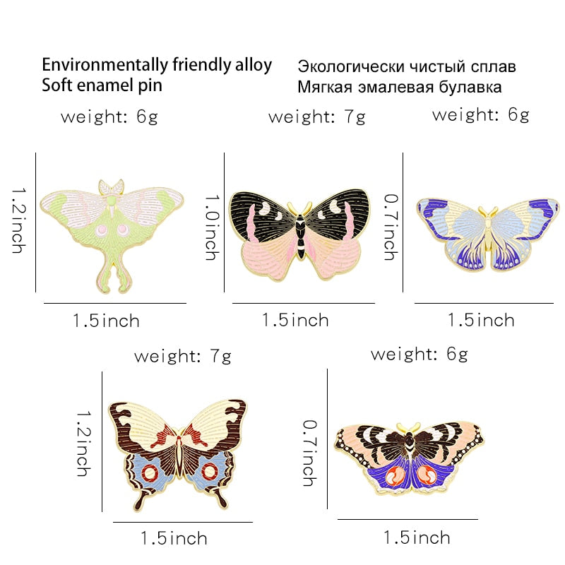 Moth Pins