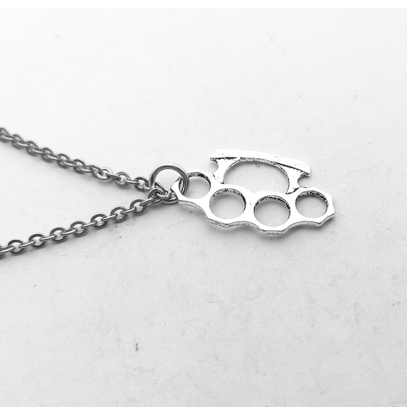 Brass Knuckle Necklace