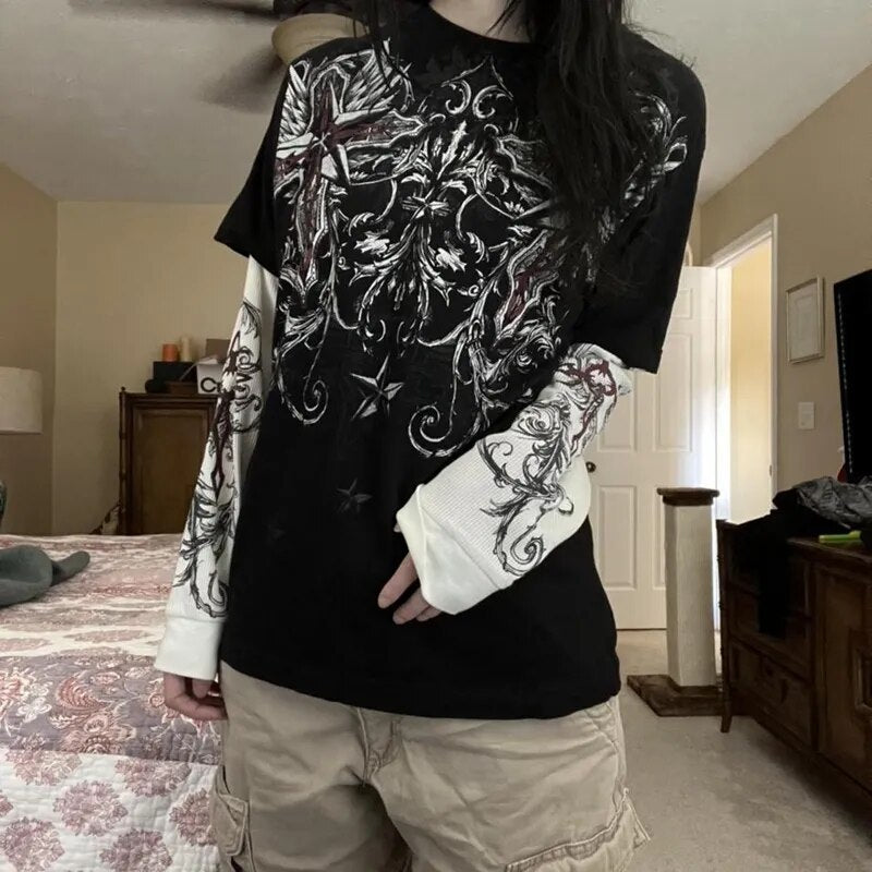 Y2K style tees