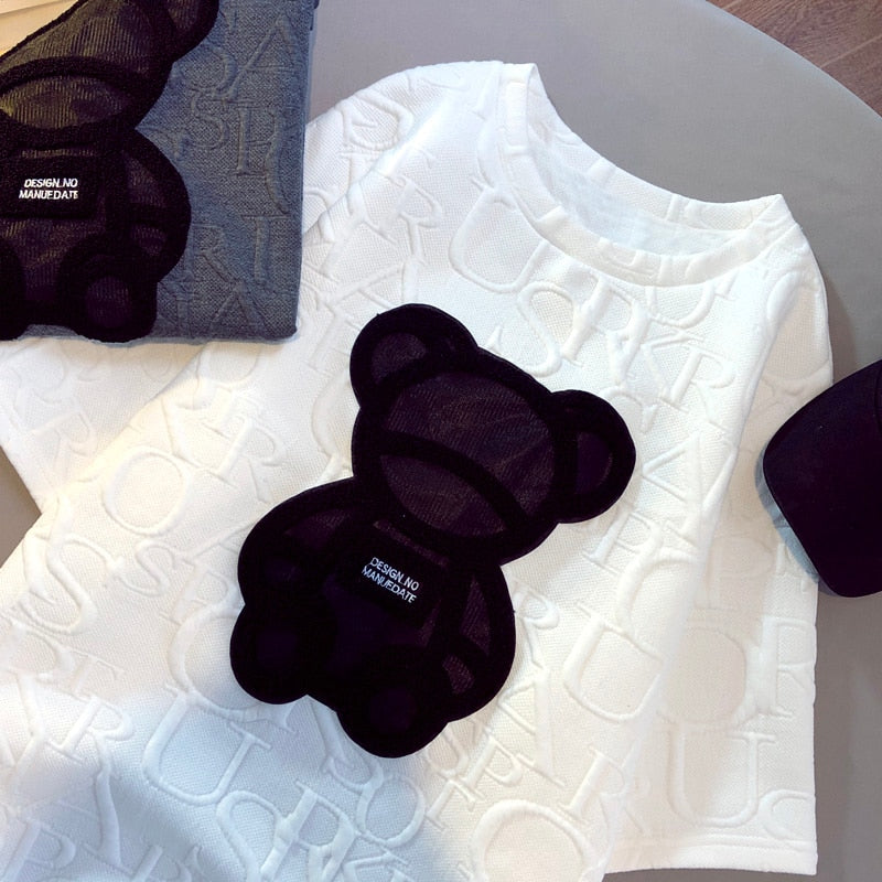 Textured Bear Tee