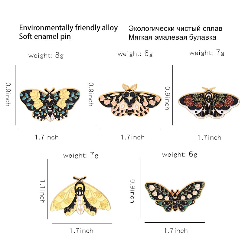 Moth Pins