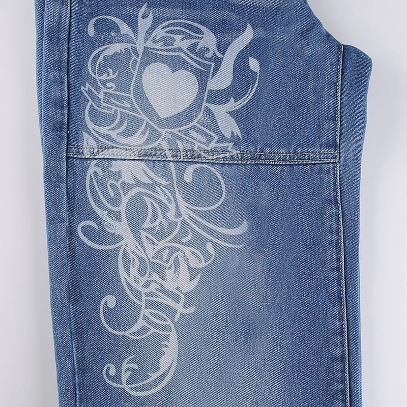 Graphic Y2K Jeans