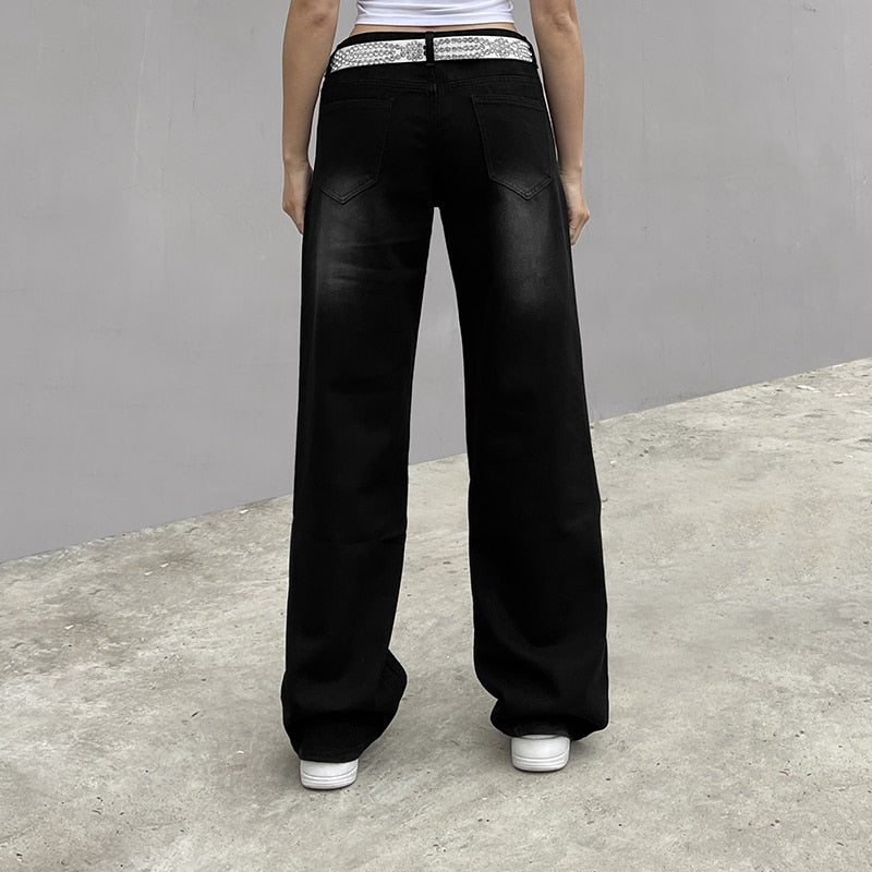Graphic Y2K Jeans