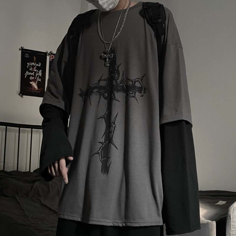 Oversized Cross T Shirt