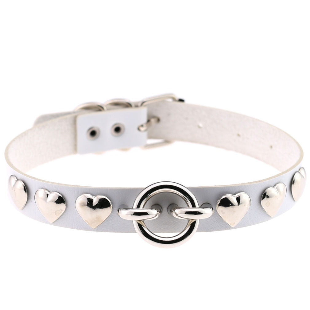White Chain Chokers