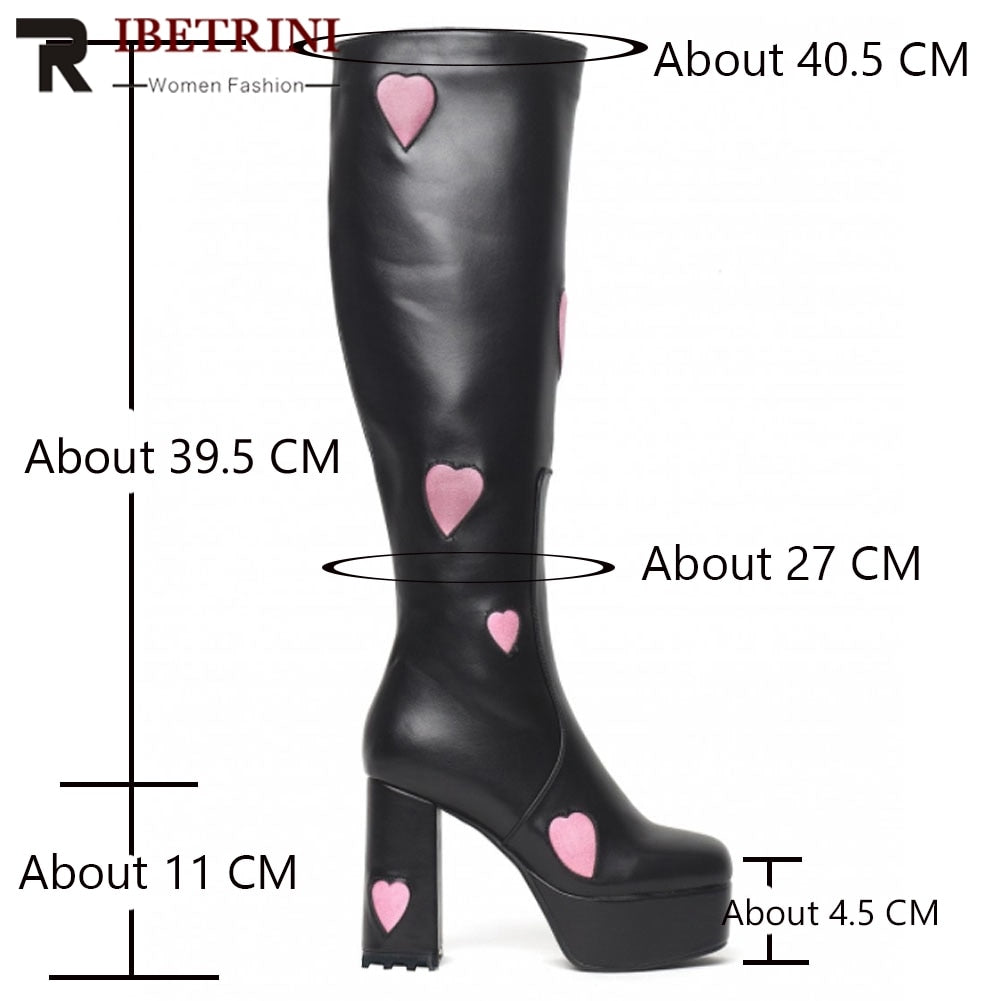 Heart Gogo Boots