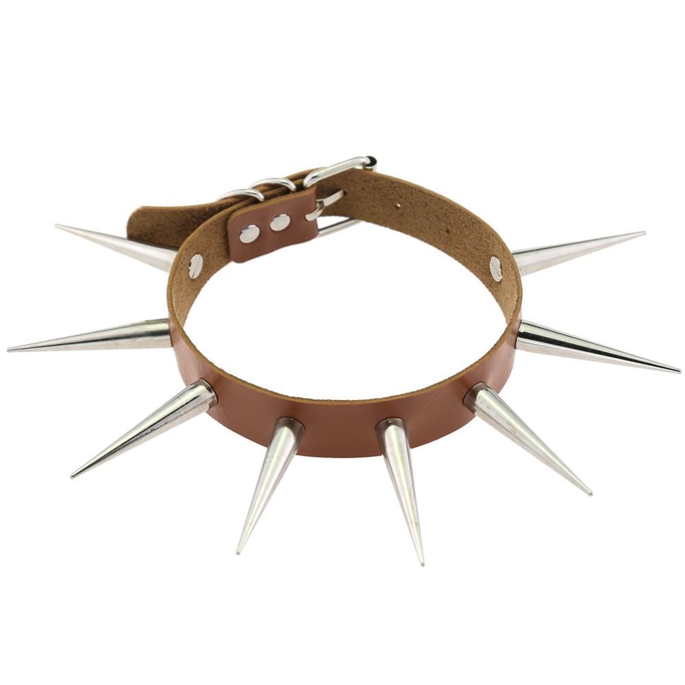 Long Spiked Choker