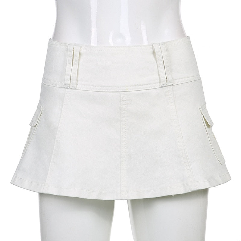 Pleated Mini Skirt