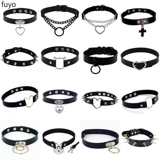 Variety of Black Chokers