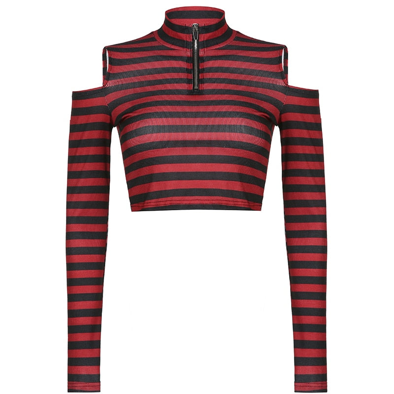 Striped Collared Tee