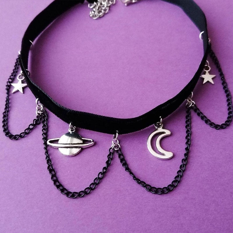 Variety of Space Themed Chokers