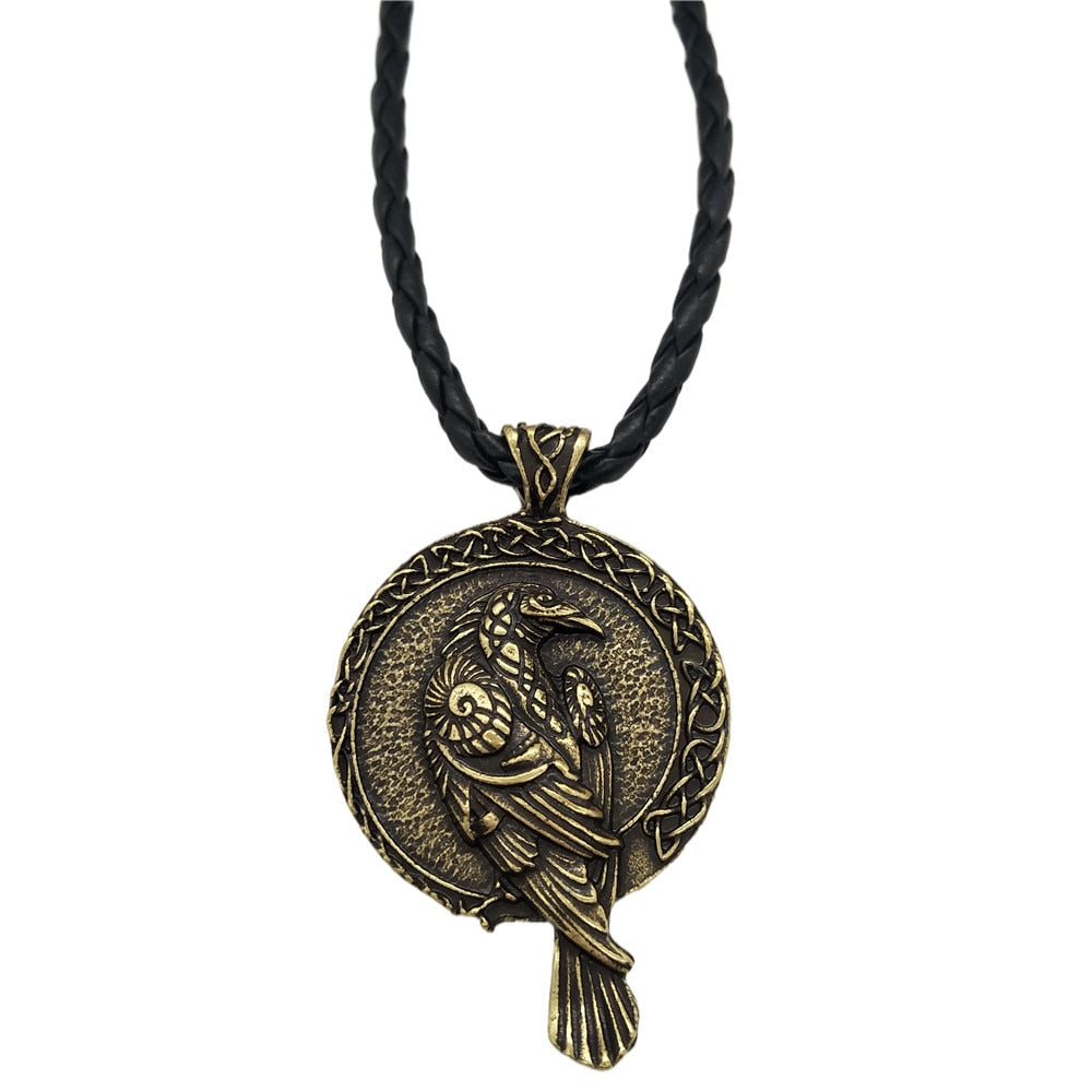 Raven Pendant Necklace