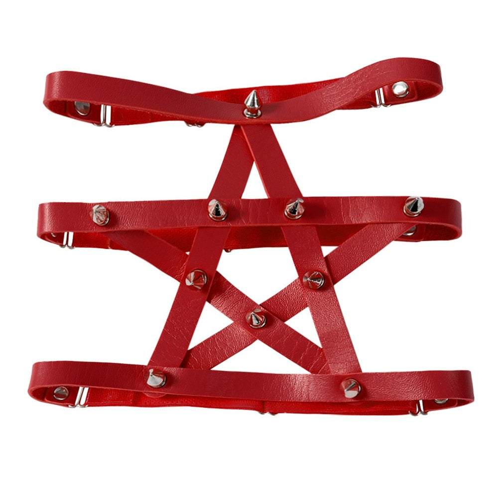 Pentagram Leg Garter
