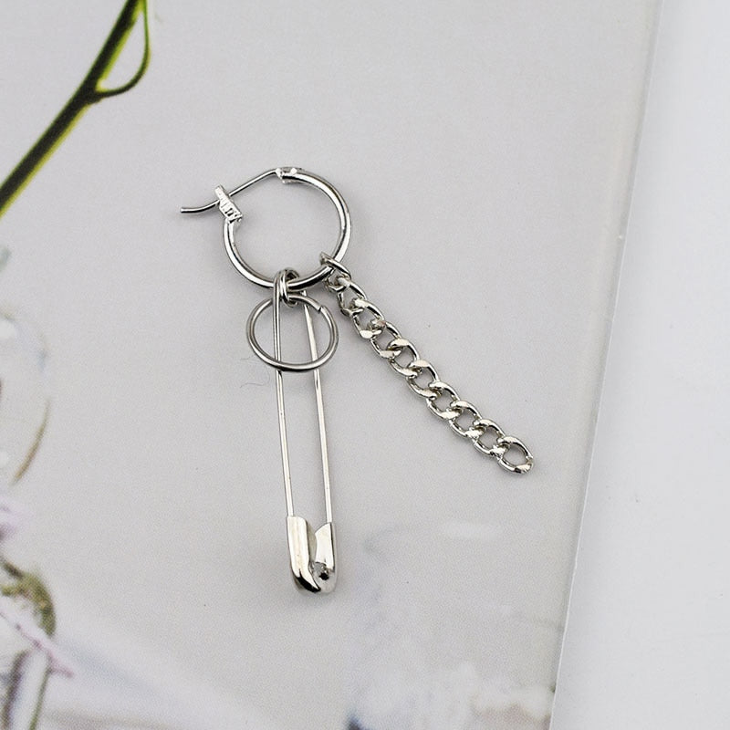 Safety Pin Earrings