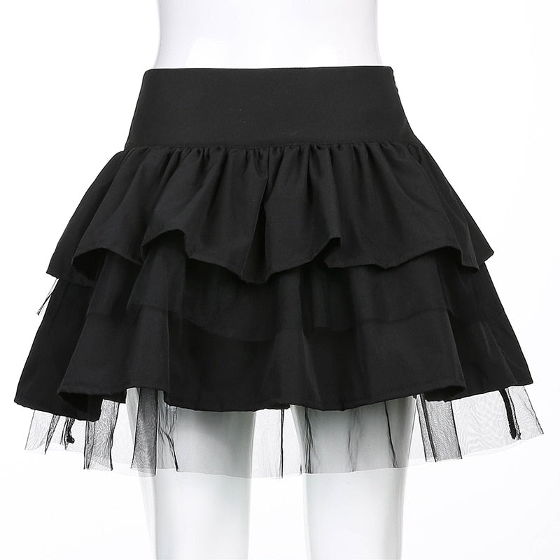 Ruffled Mini Skirt