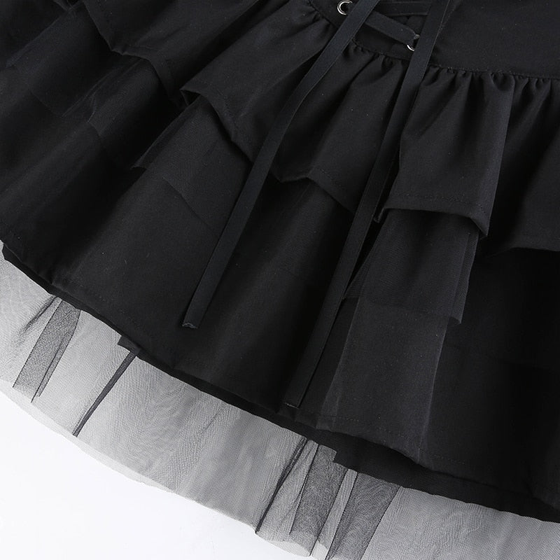 Ruffled Mini Skirt