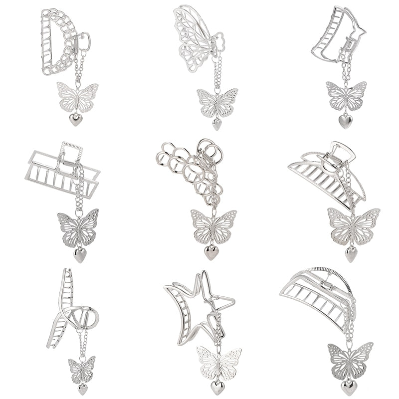 Metal Butterfly Clips