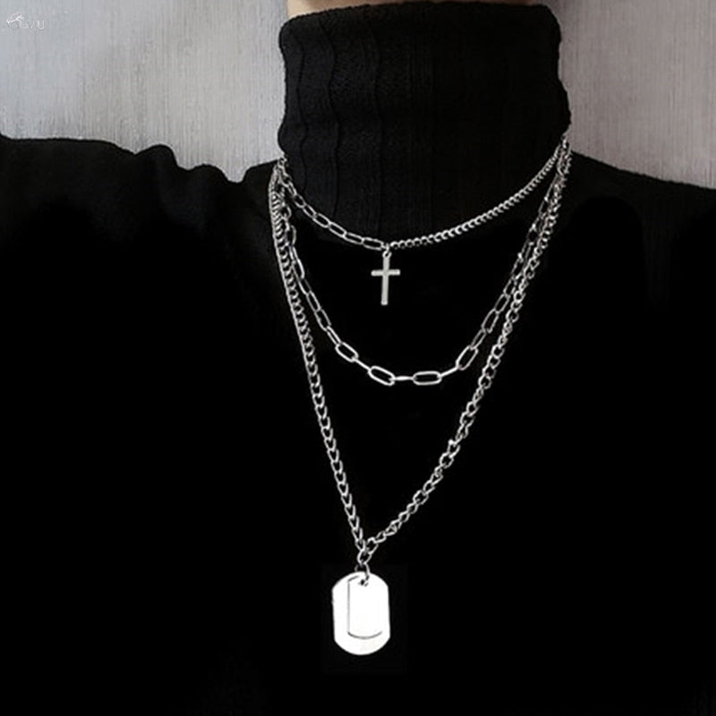 Chain Cross Choker