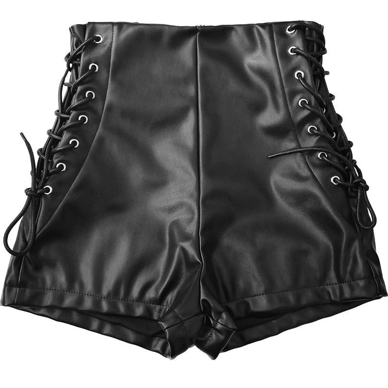 Faux Leather Shorts