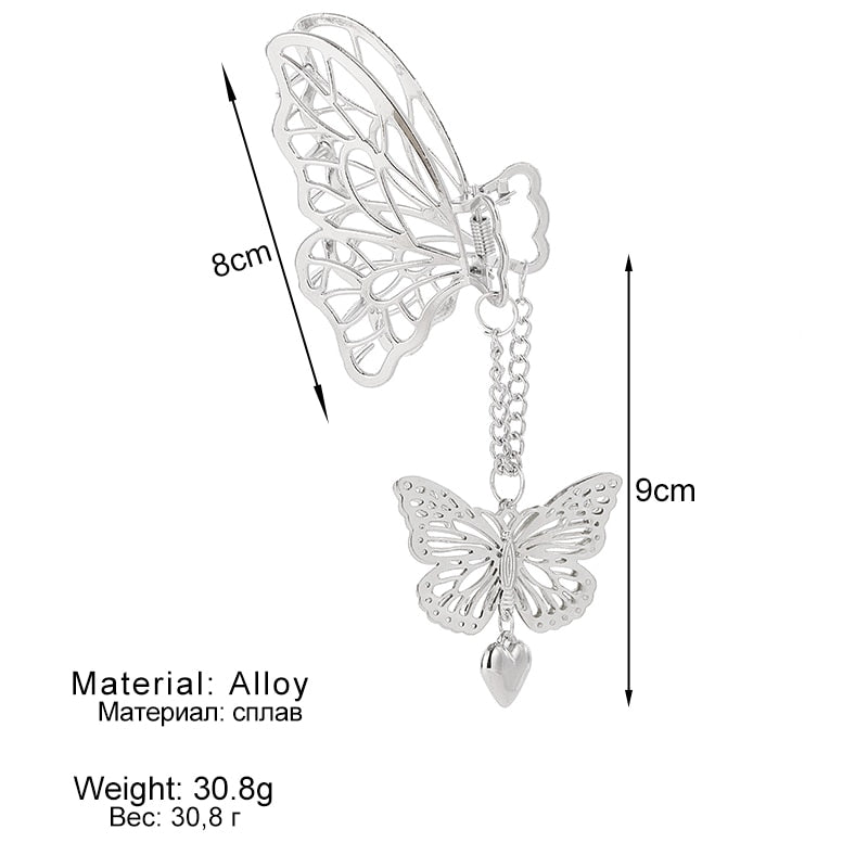 Metal Butterfly Clips