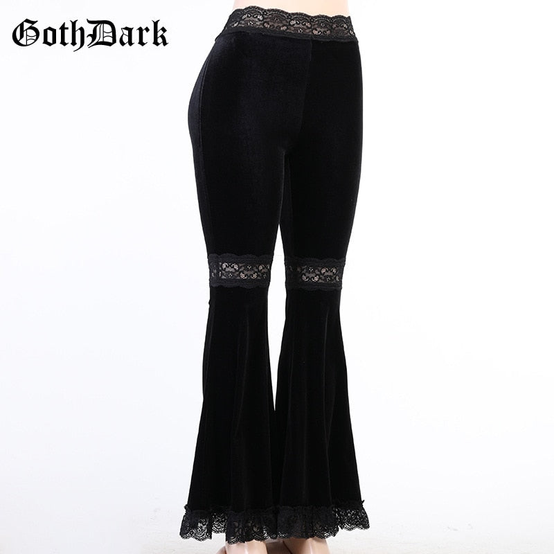 Flared Velvet Pants