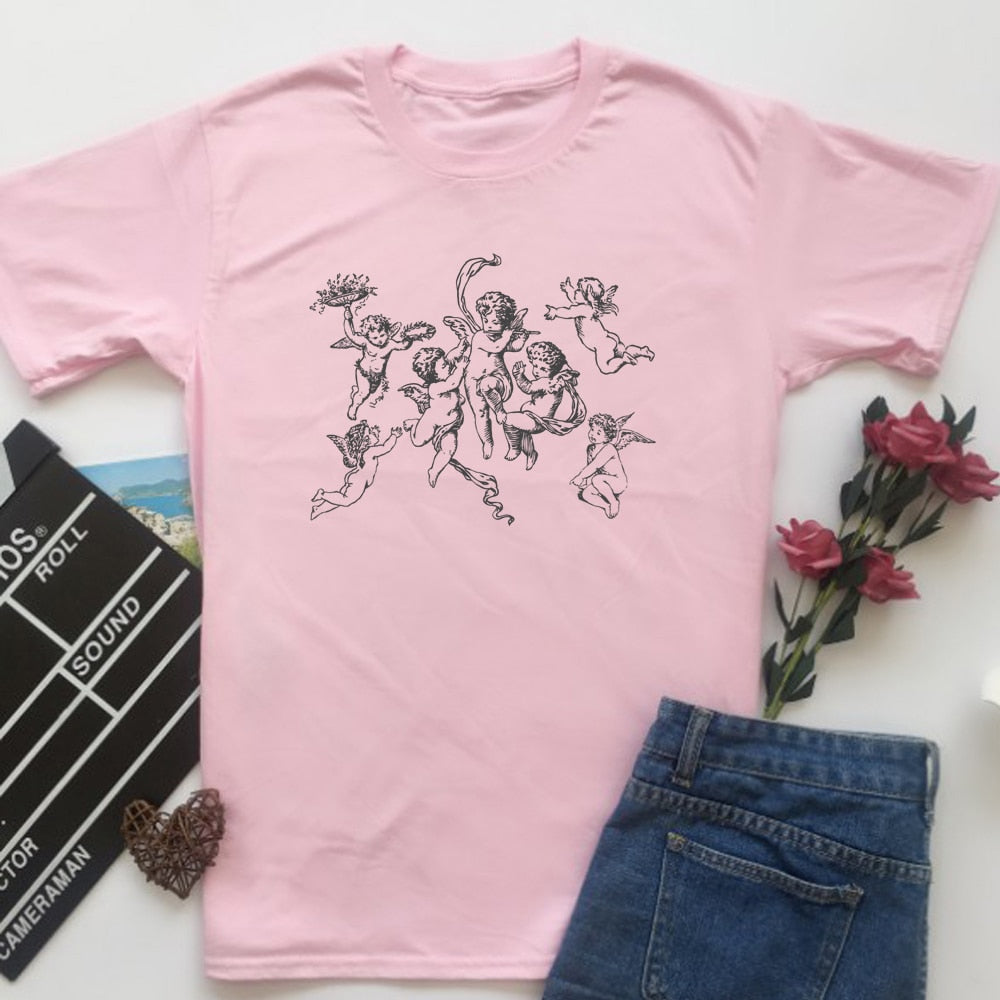 Angel Print T Shirt