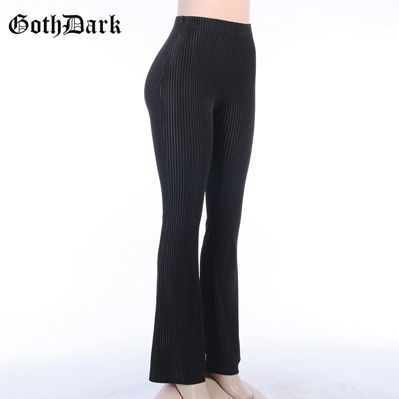 Retro High Waisted Flare Pants
