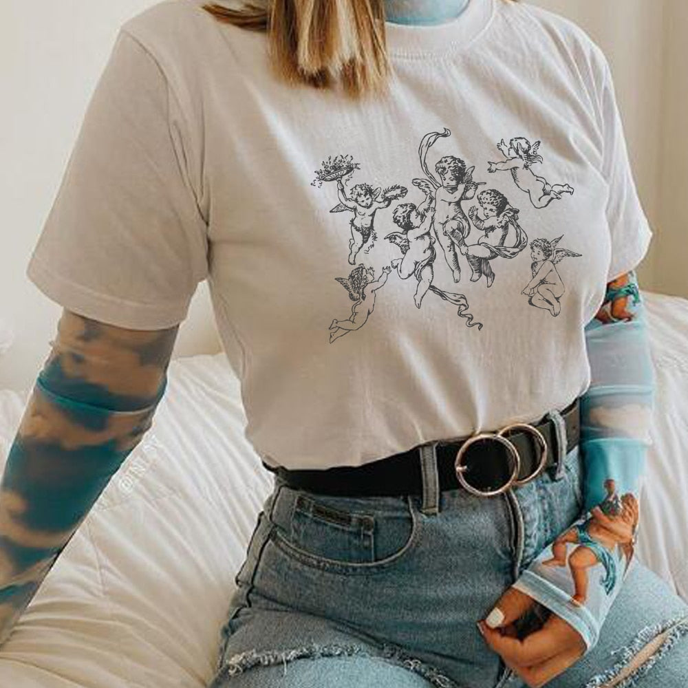 Angel Print T Shirt