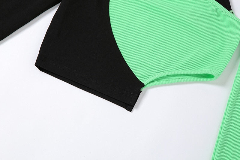 Y2K Patchwork Punk Rave Shirt