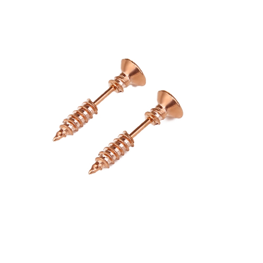 Screw Stud Earrings
