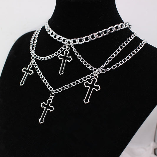 Chain Cross Choker