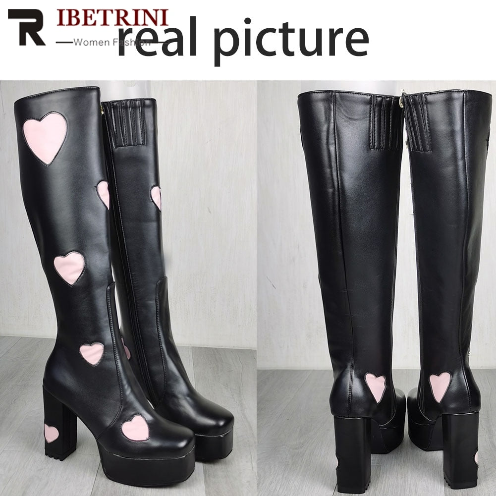 Heart Gogo Boots
