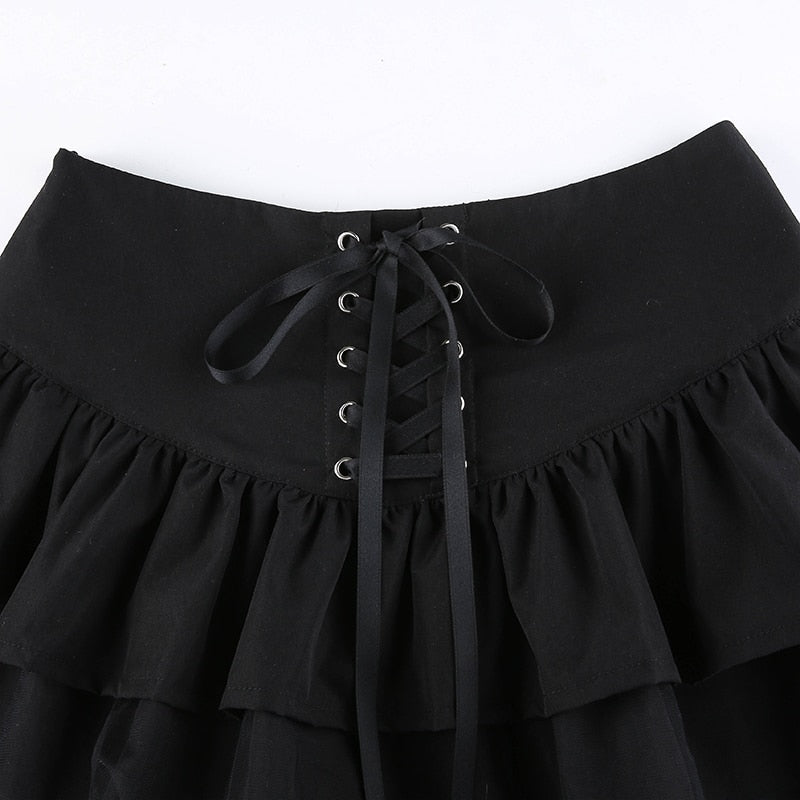 Ruffled Mini Skirt