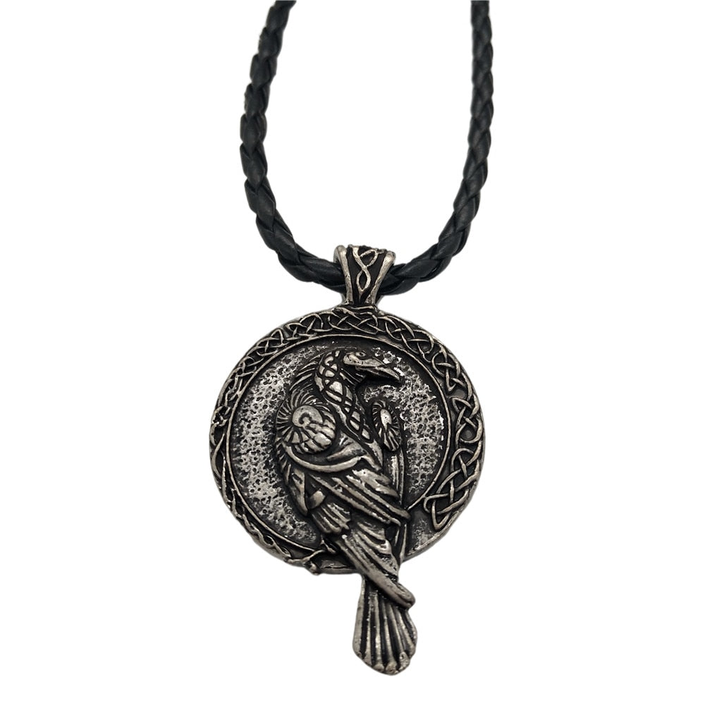 Raven Pendant Necklace
