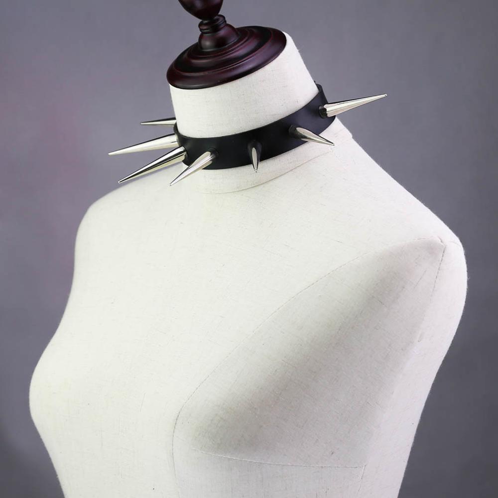 Long Spiked Choker
